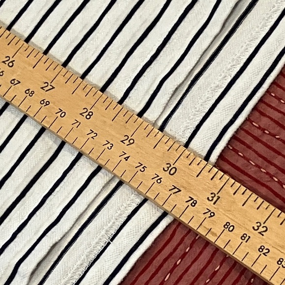 Izod men’s XXL Navy and White Striped short sleeve cotton Polo - Picture 9 of 11